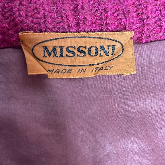 Vintage Missoni Button Front CardiganSweaterJacket - Picture 11 of 15
